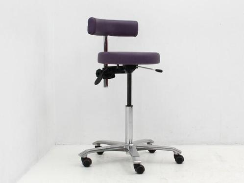 Werkstoel Score Medical 6221- bekleding kunstleer paars -, Huis en Inrichting, Stoelen, Gebruikt, Ophalen of Verzenden