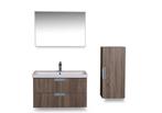 2 meubel 80 +ker.wast.+spiegel + kast eiken, Huis en Inrichting, Badkamer | Badkamermeubels, Nieuw, Ophalen of Verzenden