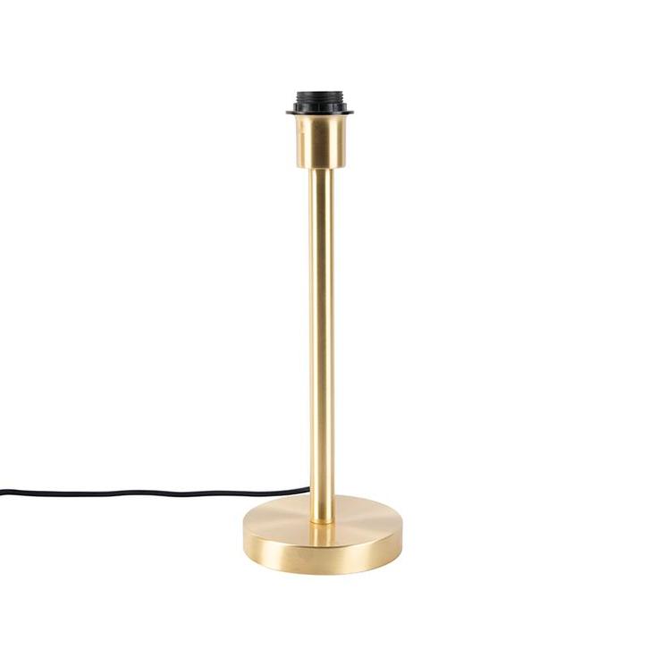 Klassieke tafellamp messing zonder kap - Simplo, Huis en Inrichting, Lampen | Tafellampen, Nieuw, Overige materialen, Minder dan 50 cm