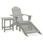 Adirondack Set: Tafel & Voetenbank! OP = OP! Grijp je Kans, Tuin en Terras, 2 zitplaatsen, Nieuw, Ophalen of Verzenden, Tuinset