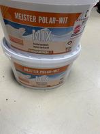 Twee Hornbach meister polarmix wit 5L, Doe-het-zelf en Verbouw, Verf, Beits en Lak, 5 tot 10 liter, Wit, Nieuw, Ophalen of Verzenden