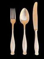 PINTI - pinti inox - Bestekset voor 6 personen (18) - Staal, Antiek en Kunst, Antiek | Meubels | Tafels