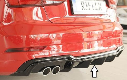 S3 Look V2 Diffuser voor Audi S3 8V / S line, Auto-onderdelen, Carrosserie en Plaatwerk, Achter, Bumper, Nieuw, Audi, Ophalen of Verzenden