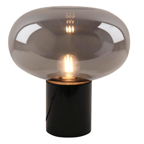 Marmeren tafellamp grijs, Alan, met schakelaar, Huis en Inrichting, Lampen | Tafellampen, Nieuw, Glas, Minder dan 50 cm, Ophalen of Verzenden