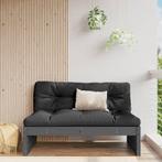 vidaXL Tuinmiddenbank 120x80 cm massief grenenhout grijs, Tuin en Terras, Verzenden, Nieuw