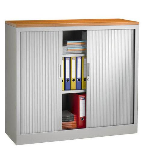 Roldeurkast 105x120x43cm Aluminium, Huis en Inrichting, Kasten | Roldeurkasten en Archiefkasten, Met slot, 25 tot 50 cm, Nieuw