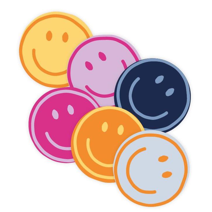 30x Sticker Smiley - Emoji - Mix - Sluitsticker - Sluitzegel, Diversen, Cadeauverpakkingen, Verzenden