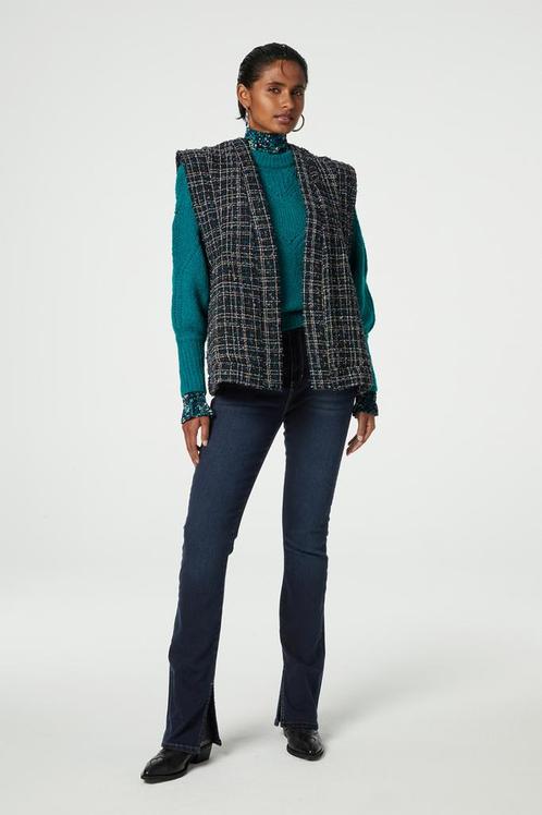 -50% Fabienne Chapot  Fabienne Chapot Clt-140-gil-aw23 lione, Kleding | Dames, Truien en Vesten, Zwart, Nieuw, Verzenden