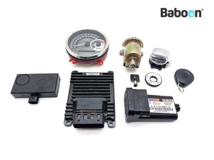 Contactslot Set met Immobiliser Harley-Davidson FLHR Road, Motoren, Onderdelen | Harley-Davidson, Gebruikt, Verzenden