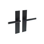 Intersteel Deurkruk Jura Hoek 90° op blind schild - mat, Verzenden, Nieuw