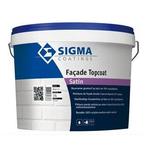 Sigma Facade Topcoat Satin - zwart - 5 liter, Nieuw, Verzenden