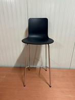 Zwarte Barkrukken Van Vitra - Uitstekende Conditie, Huis en Inrichting, Barkrukken, Verzenden, Zo goed als nieuw, Kunststof, 60 tot 90 cm