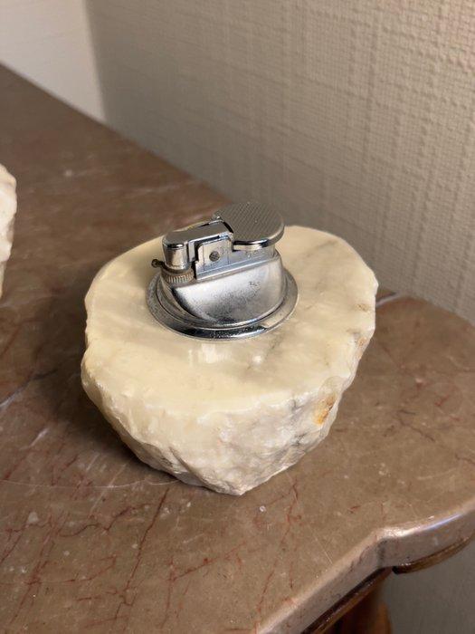 Asbak (2) - Marmer - Set, aansteker, Antiek en Kunst, Curiosa en Brocante