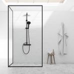 Complete Douchekraan Zwart | Messing | OP=OP, Ophalen of Verzenden, Nieuw, Rvs, Douche