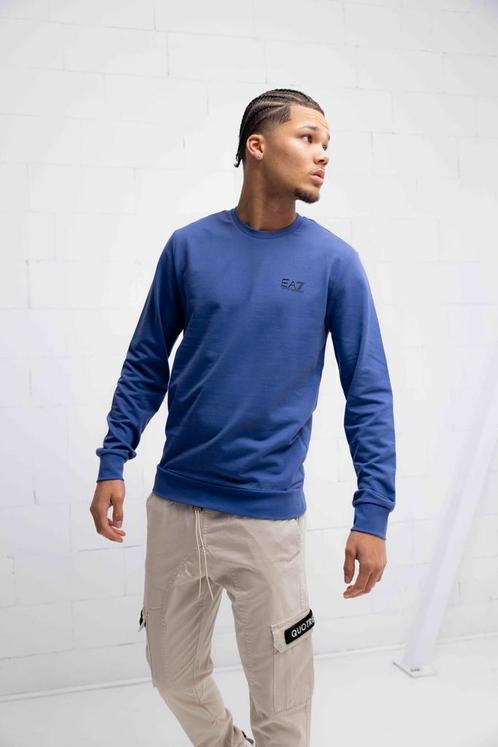 EA7 Emporio Armani Core Identity Sweater Heren Blauw, Kleding | Heren, Truien en Vesten, Blauw, Nieuw, Verzenden