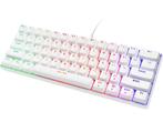 Deltaco GAM-075 - Mechanisch Toetsenbord - 60% - RGB - Wit, Computers en Software, Toetsenborden, Verzenden, Nieuw