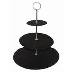 Leistenen Etagère 34,5cm(H) | 3 Etages, Verzenden