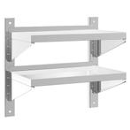 Wandschap RVS 50cm - Retourdeal - Praktisch & Stijlvol!, Ophalen of Verzenden, Nieuw