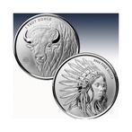 Verenigde Staten. Silver medal ND Buffalo Girl, 1 Oz (.999)