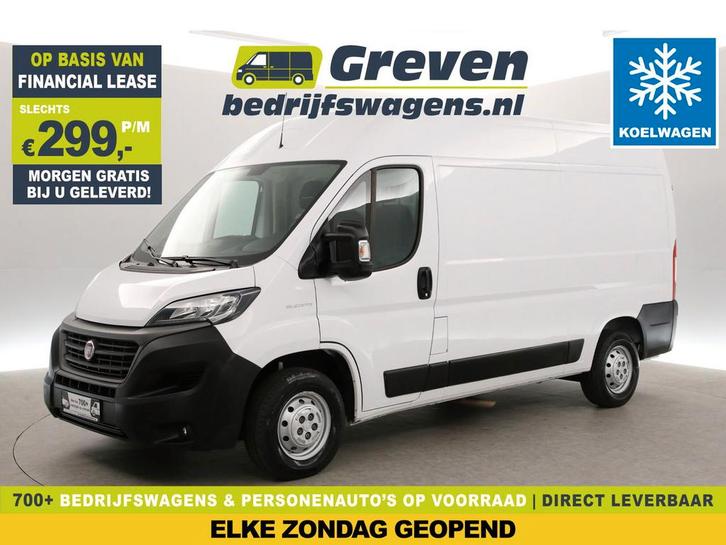 Fiat Ducato Multijet L2H2 Koelwagen Airco Cruise 3-Zits Cam, Auto's, Bestelauto's, Te koop, Handgeschakeld, Financial lease, Diesel