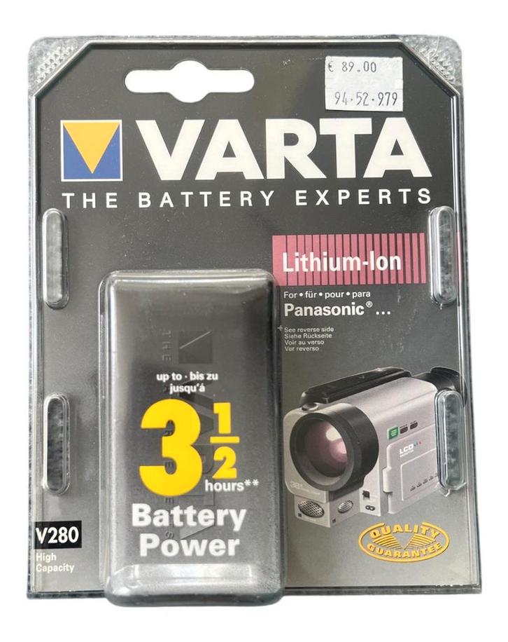 VARTA V280 Camcorder Accu – 7,2V NiMH (1600mAh) (Nieuw), Audio, Tv en Foto, Fotografie | Fotostudio en Toebehoren, Nieuw, Verzenden