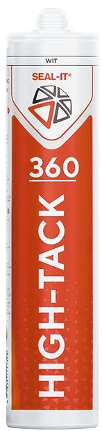 MS-Polymeer Seal-it 360 HIGH-TACK - Zwart (RAL9011), Doe-het-zelf en Verbouw, Overige Doe-het-zelf en Verbouw, Ophalen of Verzenden