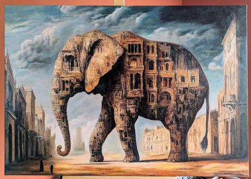 Wilhem von Kalisz - Unseen Carved in Dreams (XL size), Antiek en Kunst, Kunst | Schilderijen | Modern