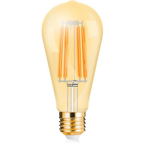 LED Lamp E27 Edison Filament - Brinton - Amber 6W 540lm -, Huis en Inrichting, Lampen | Losse lampen, Led-lamp, Nieuw, E27 (groot)