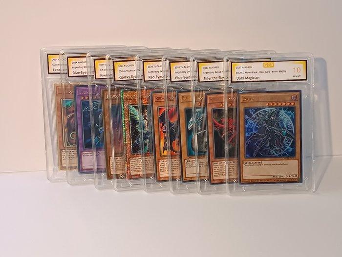Konami - 8 Card - Yu-Gi-Oh! - 8 Mixed graded cards! (Yugioh), Verzamelen, Overige Verzamelen