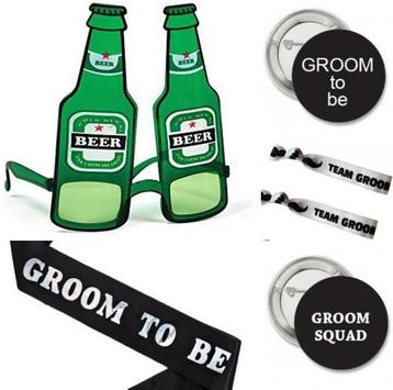 17-delige Vrijgezellenfeest set Groom to Be beschikbaar voor biedingen