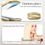 Sansbeauté® Professionele Stijltang 2 in 1 Krultang -, Ophalen of Verzenden, Zo goed als nieuw