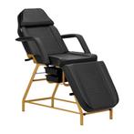 Behandelstoel met bakjes 557G zwart-goud, Nieuw, Overige typen, Verzenden