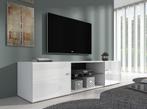 TV-Meubel - Wit - 170x42x41cm - TV Kast - Modern - Televisie, Huis en Inrichting, Overige materialen, Verzenden, 150 tot 200 cm