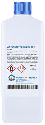 Wmm Chemie Waterstofperoxide 50 1 liter, Nieuw, Verzenden