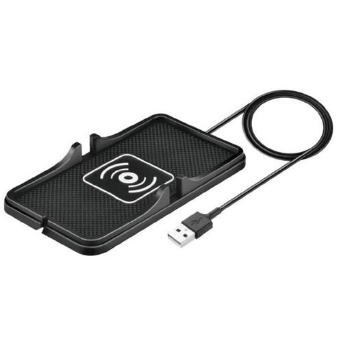 Benson Draadloze Qi oplader - antislip - zwart - 180 x 10..., Telecommunicatie, Mobiele telefoons | Telefoon-opladers, Nieuw, Ophalen of Verzenden