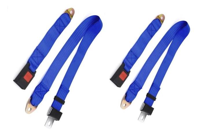 2 punts gordel set blauw voor 2 stoelen, Auto-onderdelen, Overige Auto-onderdelen, Nieuw, Ophalen of Verzenden