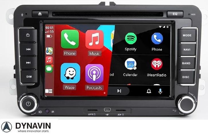 autoradio navigatie vw transporter dvd android 13 carplay, Auto diversen, Autoradio's, Nieuw, Ophalen of Verzenden