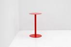 Bijzettafel; rood, Huis en Inrichting, Tafels | Bijzettafels, Ophalen of Verzenden, Gebruikt