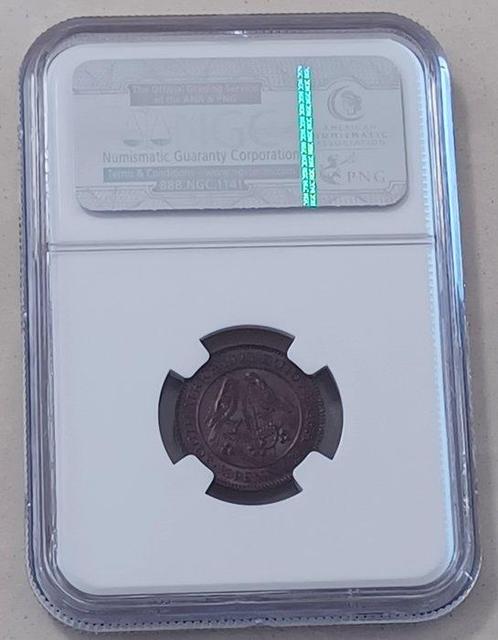 Zuid-Afrika. George V. 1/4 Penny 1923 NGC MS65BN (Zonder, Postzegels en Munten, Munten | Europa | Niet-Euromunten