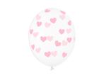 Doorzichtige Ballonnen Lichtroze Hartjes, Verzenden, Nieuw
