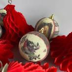 Kerstballen (19) - Papier-maché - Kerst decoratie, Diversen, Kerst, Nieuw