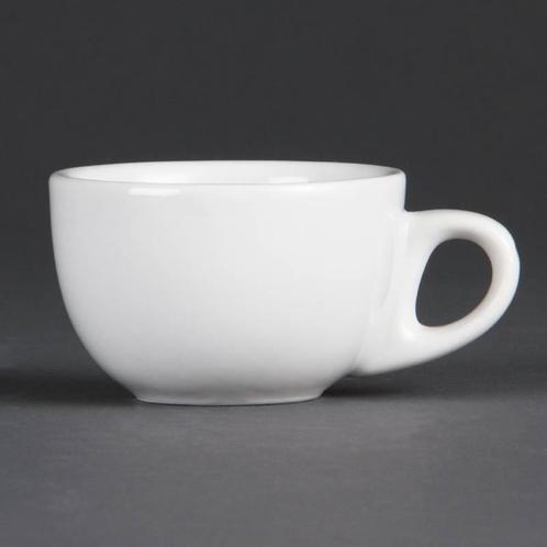 Espresso kop Wit Porselein 8,5cl | 12 stuks, Zakelijke goederen, Horeca | Overige, Verzenden