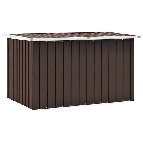 Bruine Tuinbox 149cm | Stevig Staal | OP=OP | 60%!, Tuin en Terras, Bergingen en Tuinkasten, Nieuw, Metaal, Overige typen, Ophalen of Verzenden