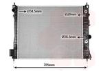 RADIATOR VOOR CHEVROLET TRACKER 1999-2004 1300344, Ophalen of Verzenden, Nieuw