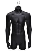 Gruppo Corso Torso 3/4 model heer met armen in mat zwart