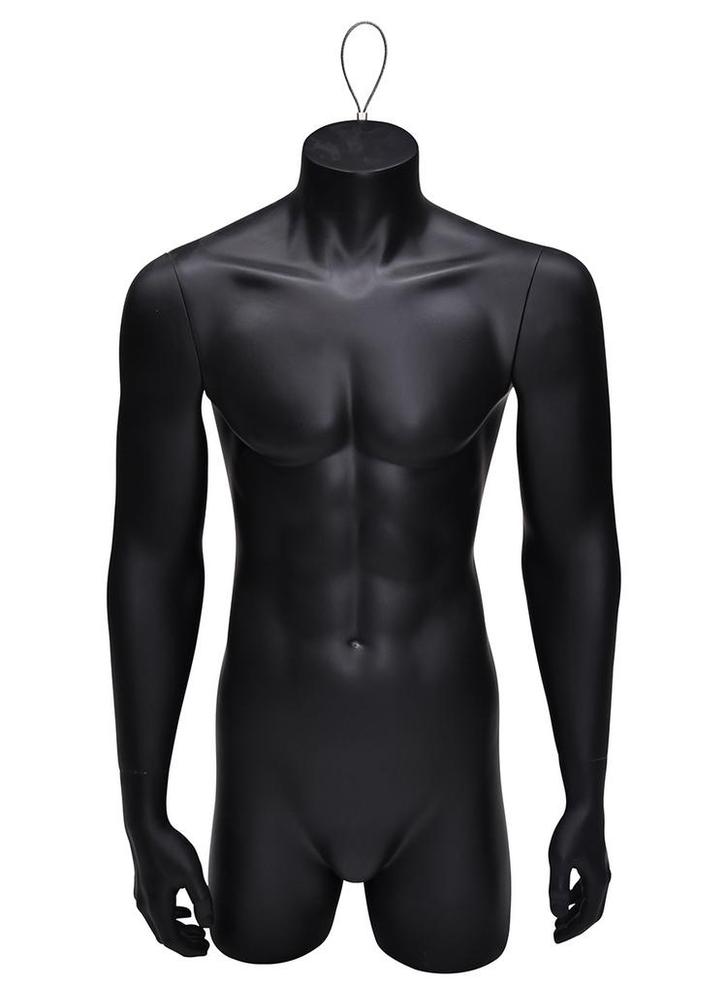 Gruppo Corso Torso 3/4 model heer met armen in mat zwart, Zakelijke goederen, Kantoor en Winkelinrichting | Winkel en Inventaris