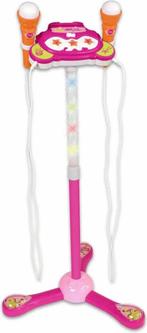 Bontempi Spa Podium Microfoon - Speelgoedmicrofoon - Roze, Ophalen of Verzenden, Zo goed als nieuw