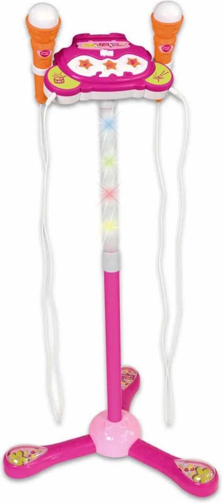 Bontempi Spa Podium Microfoon - Speelgoedmicrofoon - Roze, Computers en Software, Overige Computers en Software, Zo goed als nieuw