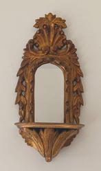 Carved and Gilt Wood - Wandspiegel - Hout, Gesso - met, Antiek en Kunst, Curiosa en Brocante