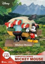 Disney D-Stage Campsite Series PVC Diorama Mickey Mouse 10 c, Nieuw, Ophalen of Verzenden